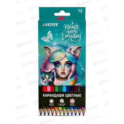 Карандаши 12цв deVente Miracle, шестигр. к/у  5022413 *12/240