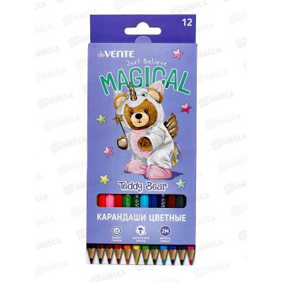 Карандаши 12цв deVente Teddy Bear, шестигр. к/у  5022414 *12/240