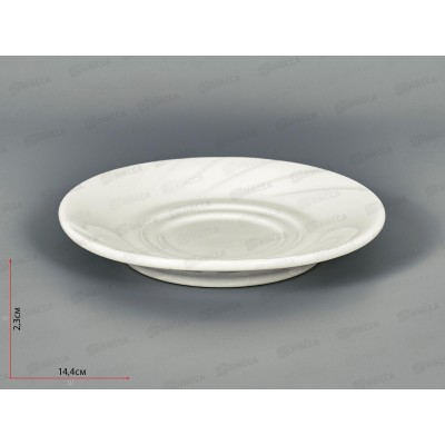 Блюдце чайное 140мм Белье голубка 8С1097 *20 Блюдце чайное 140мм Белье голубка 8С1097 *20