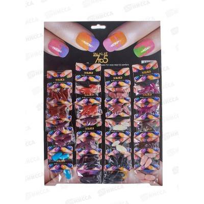 Ногти накладные на листе 24уп по 12шт (063451)   Ж