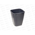 Кашпо Лаунж 4/2,8л квадратное с дренаж вставкой Чернил-серое С372Чсер Кашпо Лаунж 4/2,8л квадратное с дренаж вставкой Чернил-серое С372Чсер