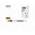 Маркер-краска MAZARI Prime 2мм,золотой, M-5043-96*12/144 Маркер-краска MAZARI Prime 2мм,золотой, M-5043-96*12/144