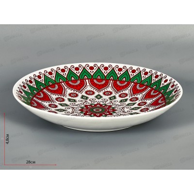 Сухарница 270мм фарфор 23а Дастархан Green 3С2425 *5