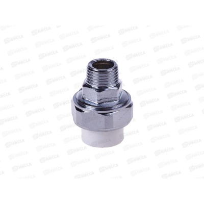 Американка муфта PP-R комбинированная разъемная 20*1/2 НР