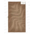 Полотенце 50*90 MX48 Verossa Wave Texture Молочный шоколад Полотенце 50*90 MX48 Verossa Wave Texture Молочный шоколад
