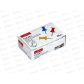 Кнопки силовые Hatber 50шт, цветные к/у, 50DB_14000*24