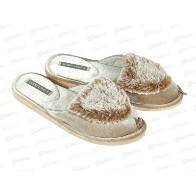 Тапочки женские домашние 3950 W-CH-C р.36 *12 Тапочки женские домашние 3950 W-CH-C р.36 *12