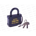 Замок навесной &quotDRON" обрезинен. влагозащищен 45мм AL-23146  *120