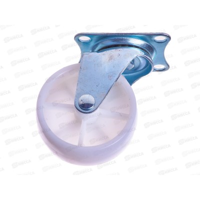 Колесо мебельное, опора поворот. на подшипниках ПП, D=76мм, AL-23098-2