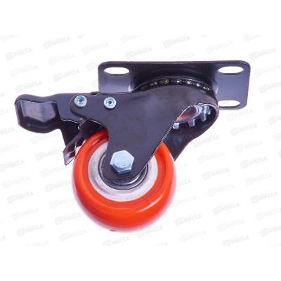 Колесо мебельное, поворотная платформа, ПУ, D=50мм, AL-23265-1 Колесо мебельное, поворотная платформа, ПУ, D=50мм, AL-23265-1