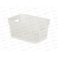 Корзина 5л Keeplex Ajur 27,1*18,3*13,7см белое облако KL411210048
