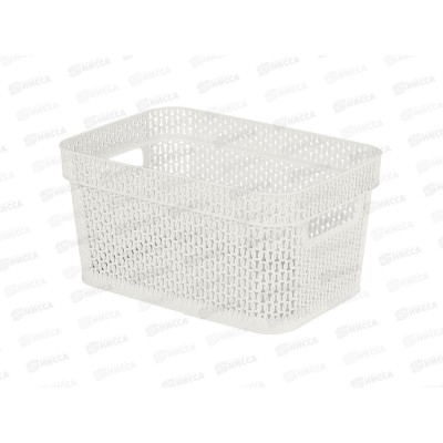 Корзина 5л Keeplex Ajur 27,1*18,3*13,7см белое облако KL411210048