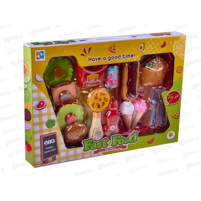Набор еды "Кафе" 699-68 (гамбургер+мороженое на подносе), ZY1596642 *48 Набор еды "Кафе" 699-68 (гамбургер+мороженое на подносе), ZY1596642 *48