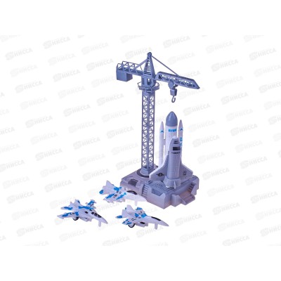 Набор космический Т080С (стартовая площадка+ракета+самолет), ZY1578214 Набор космический Т080С (стартовая площадка+ракета+самолет), ZY1578214