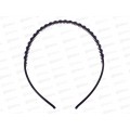 Ободок  для волос &quotНочка&quot грация 0,5см черный 10105041 *12