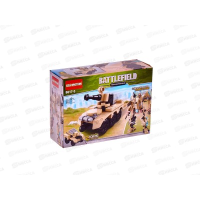 Конструктор 8617-3 Танк. Лёгкий танк, 36дет., ZY1619123 Конструктор 8617-3 Танк. Лёгкий танк, 36дет., ZY1619123