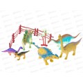 Набор динозавров 24 в 1, 0412-62А, ZY1607347 пакет 26х32х4 *72