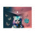 Папка-конверт пластиковая на кнопке deVENTE 240*180 Miracle A5 180мкр 3079418 Папка-конверт пластиковая на кнопке deVENTE 240*180 Miracle A5 180мкр 3079418