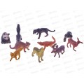 Набор Дикие животные 12шт, пластизоль В1189593-R в пакете