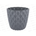 Горшок для цветов  &quotInGreen Wave&quot 10л Вулканический  серый  IG650410026 *12
