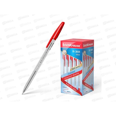 Ручка шариковая EK43186 R-301 Orange Stick красный *50/400/3200 Ручка шариковая EK43186 R-301 Orange Stick красный *50/400/3200