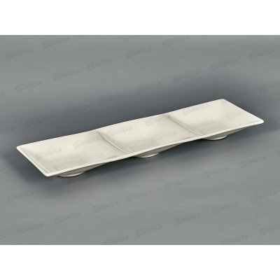 Менажница 3-х секционная JST3G330PC Meze 240674 *36 Менажница 3-х секционная JST3G330PC Meze 240674 *36