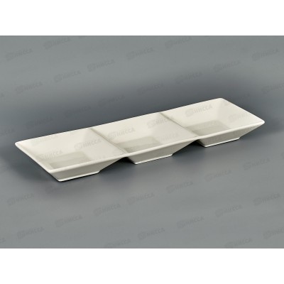 Менажница 3-х секционная квадрат JST3G330PC Meze 240671 *36 Менажница 3-х секционная квадрат JST3G330PC Meze 240671 *36