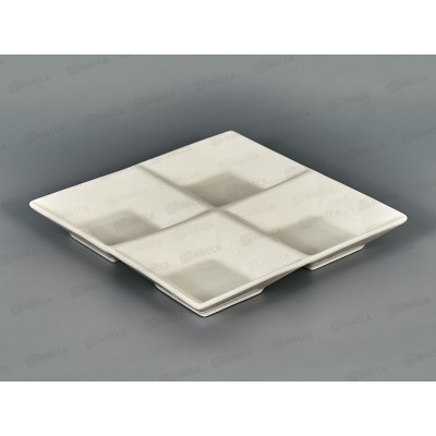 Менажница 4-х секционная квадрат JST4G180PC Meze 240672 *36 Менажница 4-х секционная квадрат JST4G180PC Meze 240672 *36