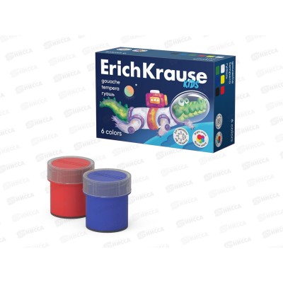 Гуашь художественная EK Kids Space Animals 6цв. 61408 *36 Гуашь художественная EK Kids Space Animals 6цв. 61408 *36