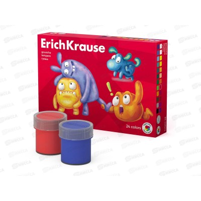 Гуашь художественная EK Jolly Friends 24цв. 61417 *6 Гуашь художественная EK Jolly Friends 24цв. 61417 *6