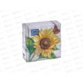 Салфетки 1 слойные 40 листов 24*24 Desna Design Подсолнух 57457*32
