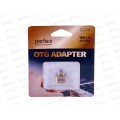 Картридер Perfeo USB adapter with OTG (PF-VI-O011 Gold) золотой