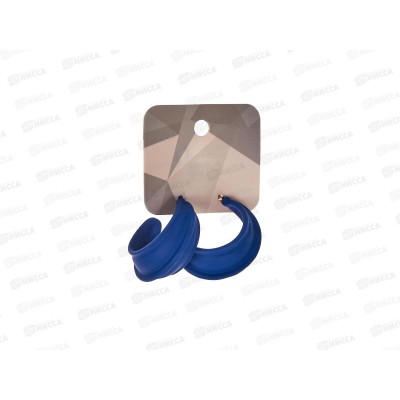 Серьги &quotЯркость&quot полукольца синий 7634775