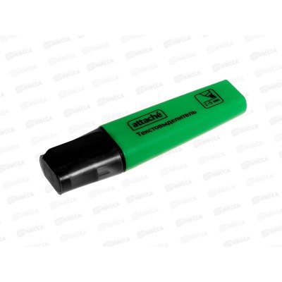 Маркер ATTACHE текстовый 1-5мм.зеленый,629202*24