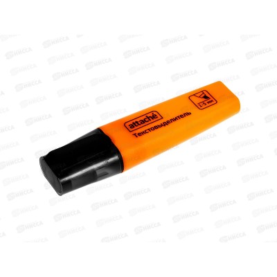 Маркер ATTACHE текстовый 1-5мм.оранжевый,629204*24