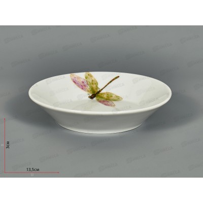 Блюдце 140мм фарфор 582 Стрекоза 0С0777 *20 Блюдце 140мм фарфор 582 Стрекоза 0С0777 *20