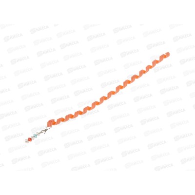 Спираль для волос силиконовая цветная с подвеской №8168