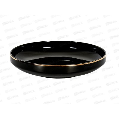 Тарелка суповая Black Gold 19см DM3012-1