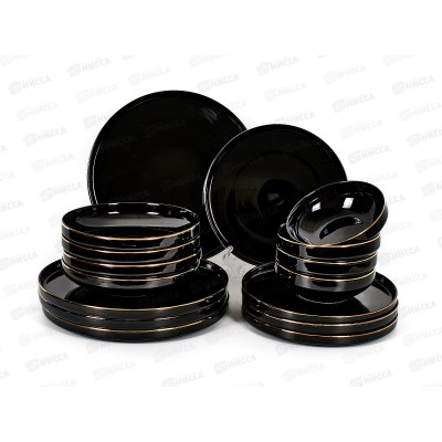 Набор столовый Black Gold 16пр 4 персоны DM3017 Набор столовый Black Gold 16пр 4 персоны DM3017