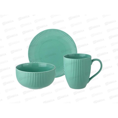 Набор посуды Lefard 3 предмета Trendy Мятный 756-441 Набор посуды Lefard 3 предмета Trendy Мятный 756-441