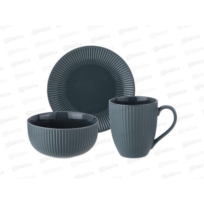 Набор посуды Lefard 3 предмета Trendy Черный 756-442