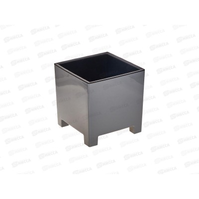 Горшок д/цветов НАРД 2,1л Серый муссон с вкладкой д.14 н.14 *8