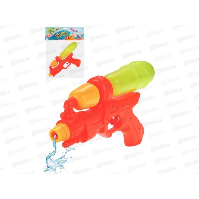 Пистолет водный 240мм (200мл, дальность стрельбы 8м, микс) ИК-1035 в пакете