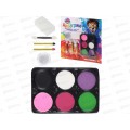Набор аквагрима для детей (6цветов, карандаш 2штуки, спонж, аппликатор) КС-3596 Набор аквагрима для детей (6цветов, карандаш 2штуки, спонж, аппликатор) КС-3596