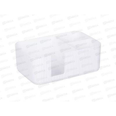 Салфетница СТРИП 3 секции Белый М1188 *12 Салфетница СТРИП 3 секции Белый М1188 *12