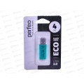 Флэш-карта Perfeo USB  4Gb E01 Green economy series