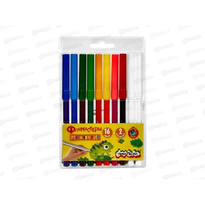 Фломастеры 16 цветов +2шт Каляка-Маляка, ФМКМ10 *12/240 Фломастеры 16 цветов +2шт Каляка-Маляка, ФМКМ10 *12/240