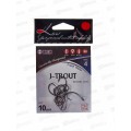 Крючок KOI &quotJ-TROUT&quot р.4 (INT) цвет BN, КН8381-4BN 10шт