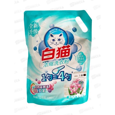 Baimao Порошок для стирки Супер концентрат 1,2кг м/у *6 Baimao Порошок для стирки Супер концентрат 1,2кг м/у *6