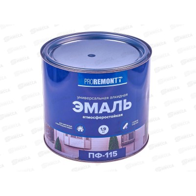 ЭМАЛЬ PROREMONTT  ПФ-115 Графит  1,9кг RAL7024 *3/264